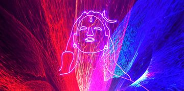 Shiva's Licht van Jo Tiane Art