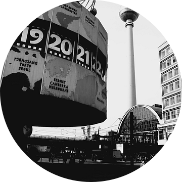 Berlin Toren van TV Clock van Falko Follert