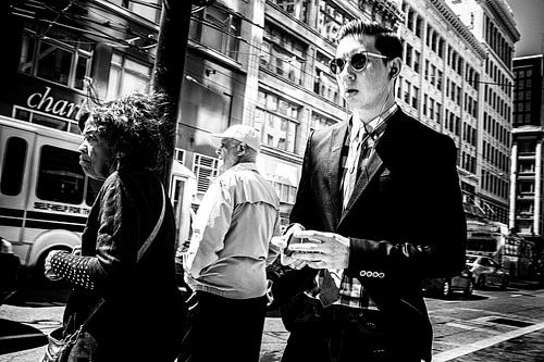 Voetgangers in San Francisco