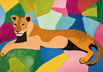In the realm of the king: lion in the splendour of nature