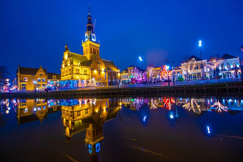 Waagplein in party lighting by peterheinspictures