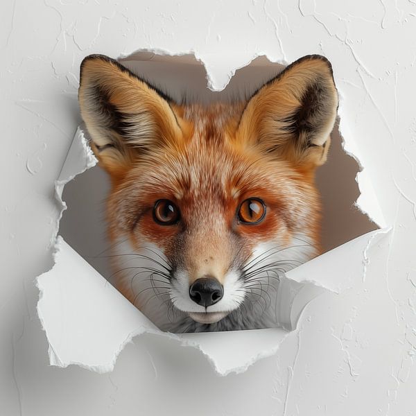 Vos uit de muur van TheXclusive Art