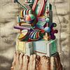 Alberto Savinio, Spielzeug-Denkmal von Atelier Liesjes