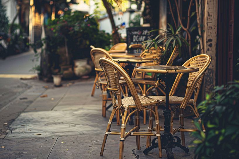 Minimalistische Terrassenstühle von Art & Soul Creations