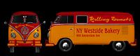 VW Bus Westside Bakery von aRi F. Huber Miniaturansicht