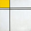 Composition with Double Line and Yellow, Piet Mondriaan by Masterful Masters thumbnail