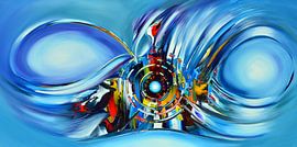 Bleu sur Gena Theheartofart