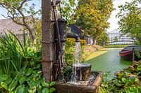 The old-fashioned water pump