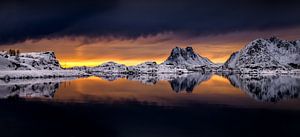 Steinefjorden panorama von Wojciech Kruczynski