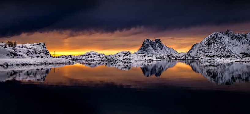 Steinefjorden panorama van Wojciech Kruczynski
