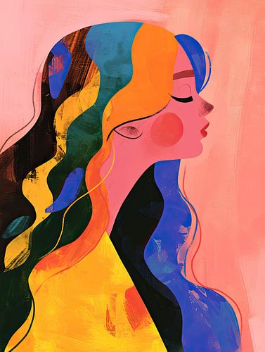 Abstraktes Kunstwerk