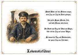 Machinist – Gildebeeld met gedicht van Marcus Achberger