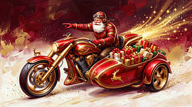 Santa Claus – The Golden Star Journey by AidasignArt