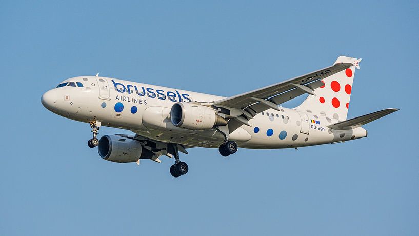 Brussels Airlines Airbus A319-100 passenger jet. by Jaap van den Berg