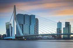 Skyline van Rotterdam