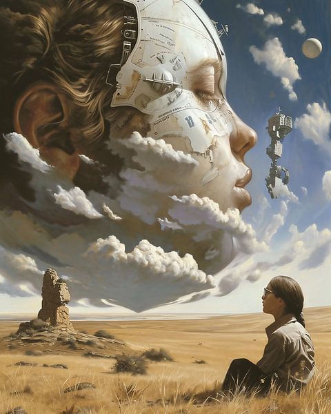 Purer Surrealismus von fernlichtsicht