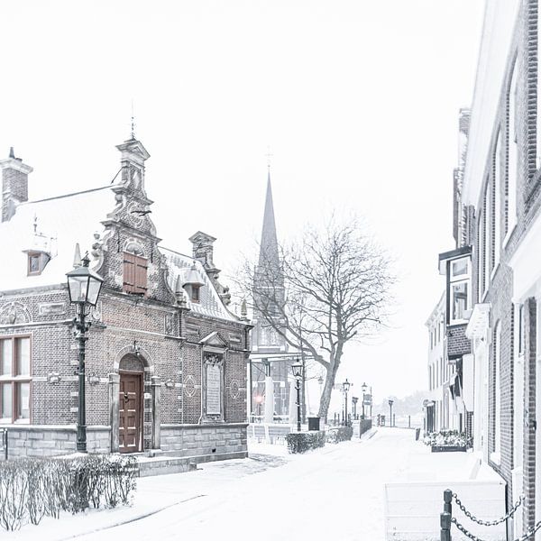Sluisplein Leidschendam - Brugwachtershuisje van Scholtes Fotografie