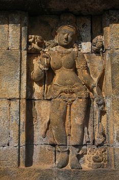 Age-old Buddhist art in Indonesia
