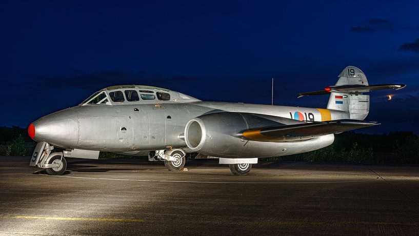 Royal Air Force Gloster Meteor T.Mk.7 Trainingsflugzeug. von Jaap van den Berg