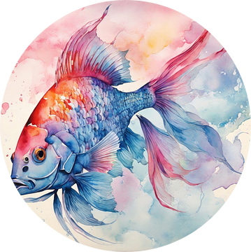 Abstract of a colorfull fish