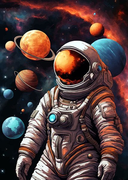 Weltraum-Astronaut von MIROKKU