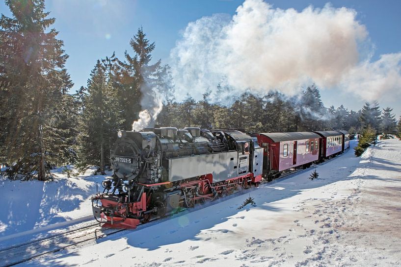 The Brocken Railway on the way to the Brocken by t.ART