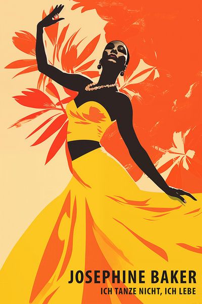 Josephine Baker | Ik dans niet, ik leef van Frank Daske | Foto & Design