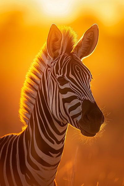 Zebra von Poster Art Shop