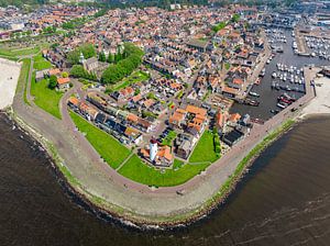 Urk-Luftaufnahme auf der ehemaligen Insel im IJsselmeer