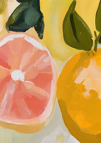 Fruit Grapefruit Citrusvruchten Keuken Dopamine decor