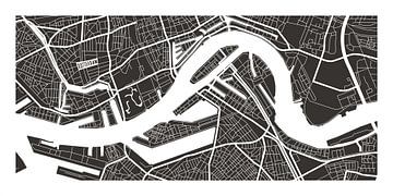 Rotterdam Retro - Map (bruin) van Christian de Leeuw