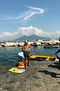 Naples and Vesuvius by Lisette van Oosterhout thumbnail