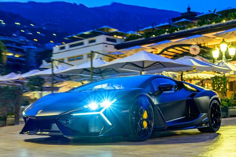 Lamborghini Revuelto Supersportwagen in Monaco von Sjoerd van der Wal Fotografie