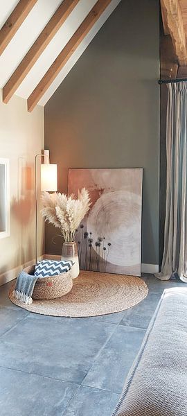 Customer photo: Japandi in earth tones by Carla Van Iersel, on ArtFrame