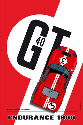 Ford GT40 Gurney-Grant LM 1966