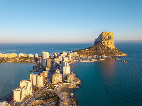 Ein goldener Abend am Peñón de Ifach