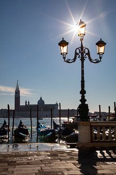 Gezicht op San Giorgio in Venetië