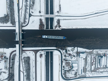 Only through the winter canal