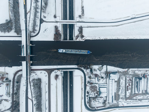 Only through the winter canal