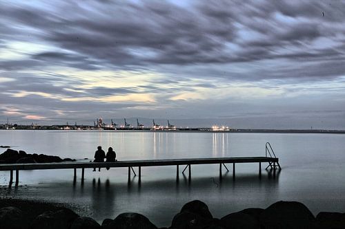 Samen in het blauwe uur