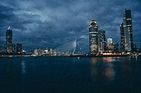 Wilhelminapier Rotterdam digital painting