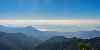 Lago Maggiore in de nevel