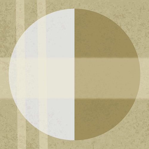 modern art - green gold