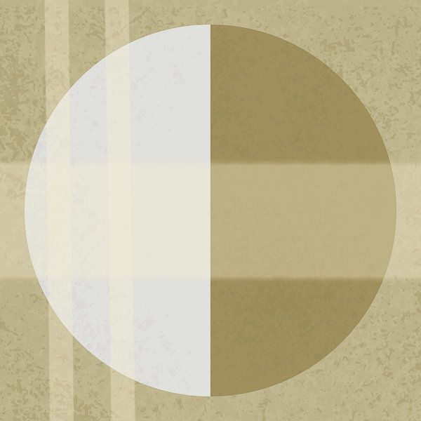 TW living - modern art - green gold by TW living