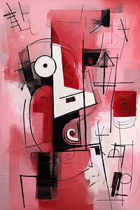 Rouge abstrait