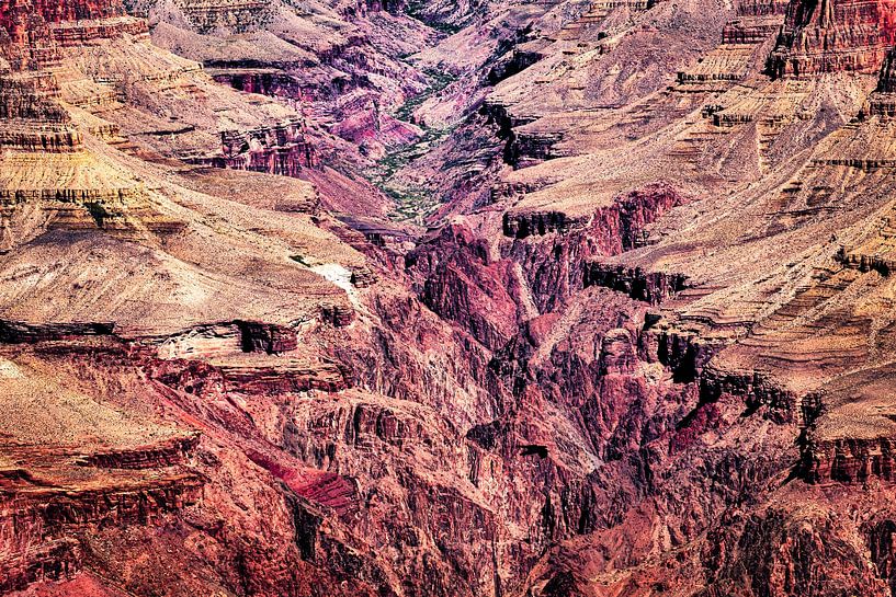 Merveilles naturelles : gorges et formations rocheuses du parc national du Grand Canyon en Arizona ( par Dieter Walther