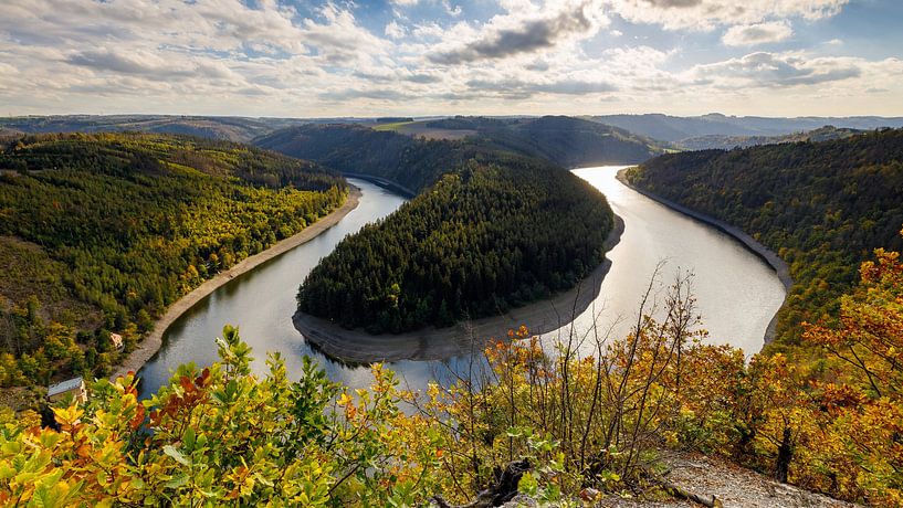 Die Saaleschleife in Thüringen von Roland Brack