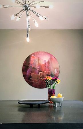 Transparency: red meets magenta and pink