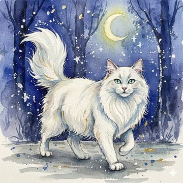 Maanlicht wandeling van Jutta Maria Pusl