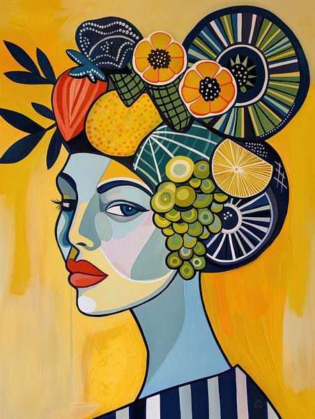 Femme abstraite par Imagine
